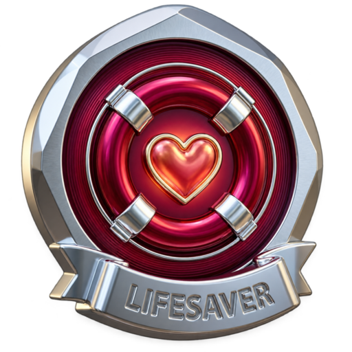 Silver Lifesaver badge