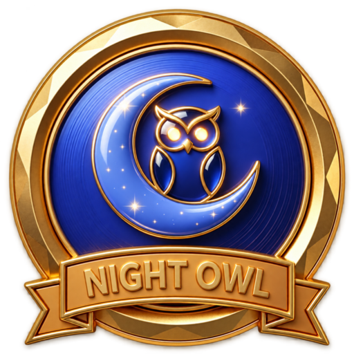 Special Night Owl badge