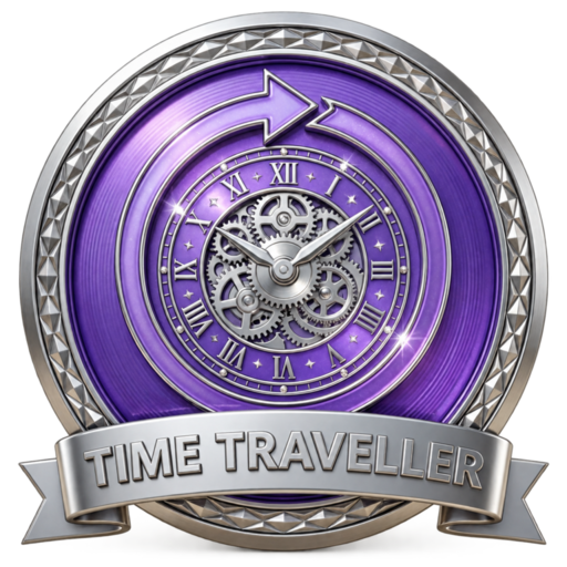 Silver Time Traveller badge